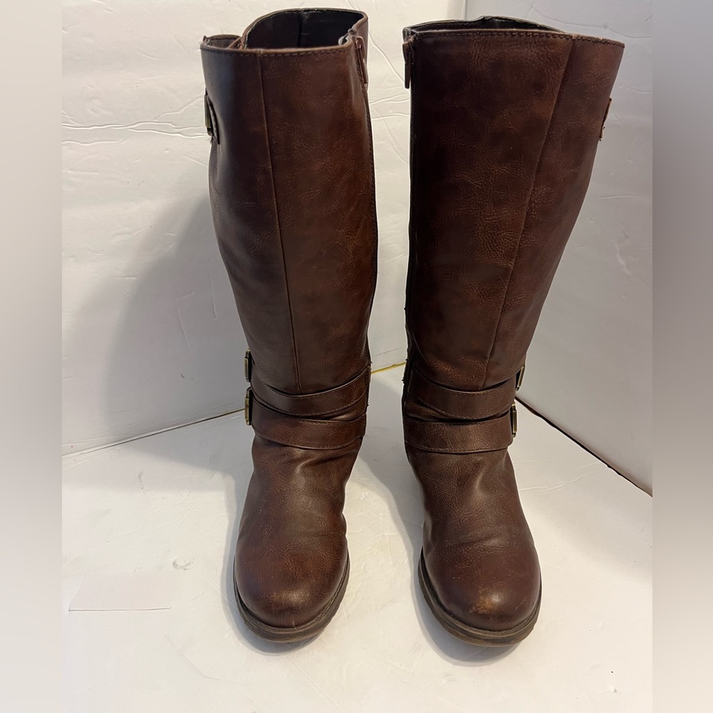 Naturalizer Natural Soul Women’s Leather Boots Size 8